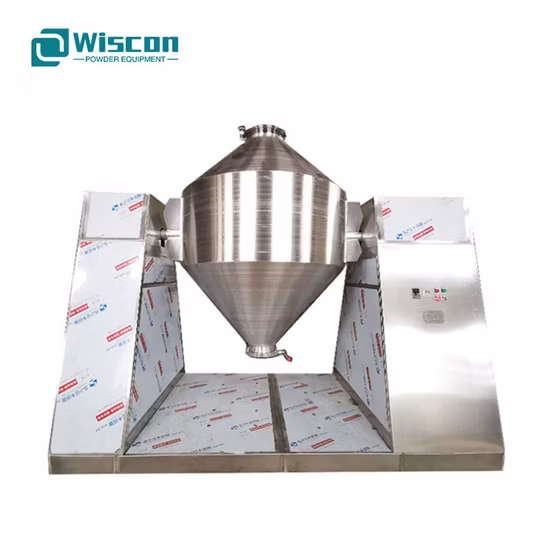Máquina de mistura e misturador de tambor de cone duplo de plásticos e pellets