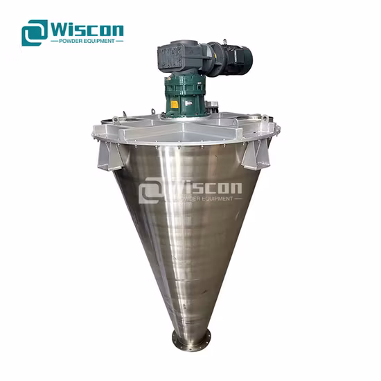 Máquina de mistura espiral cônica do produto comestível dos agentes do edulcorante dos aditivos